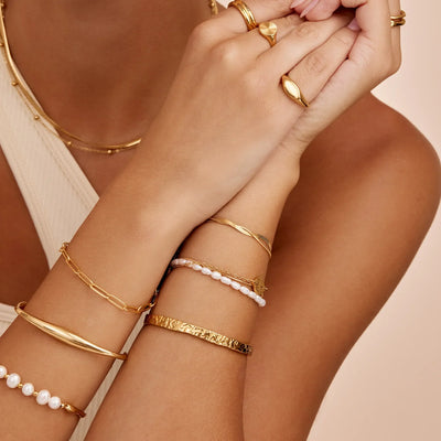 Edmonton Essence™ | Textured Cuff Bracelet