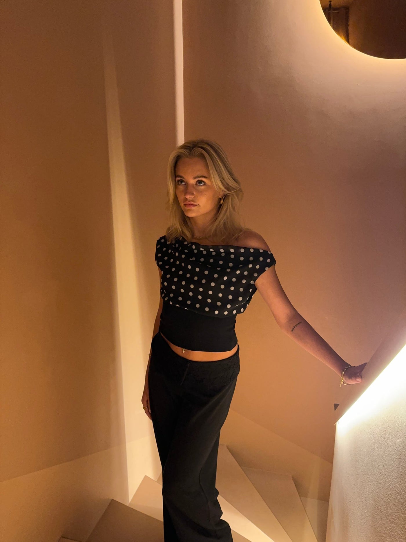 Ophélie | Top Points de Polka pour femme | chic
