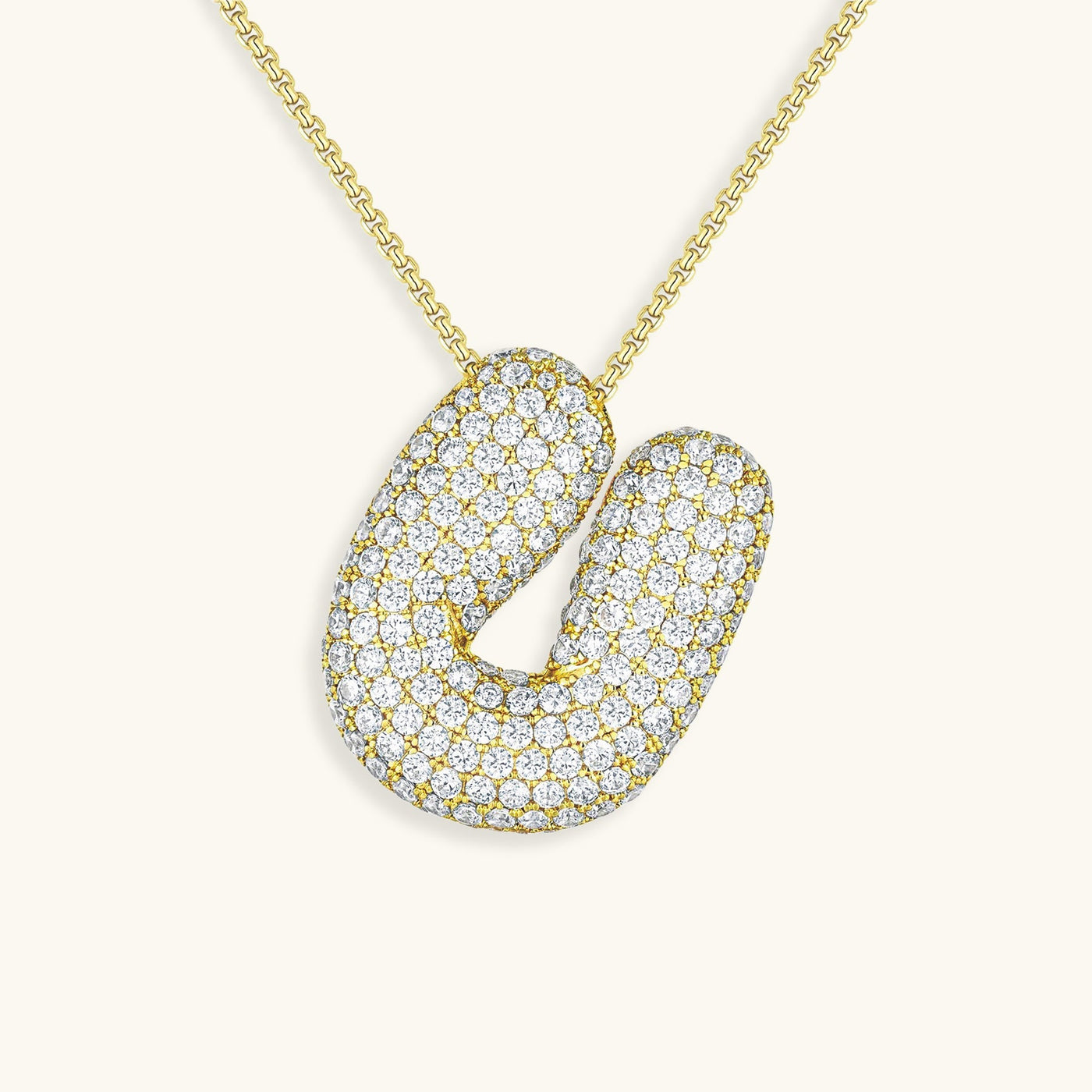 Collier Initiale Diamant – Bubble