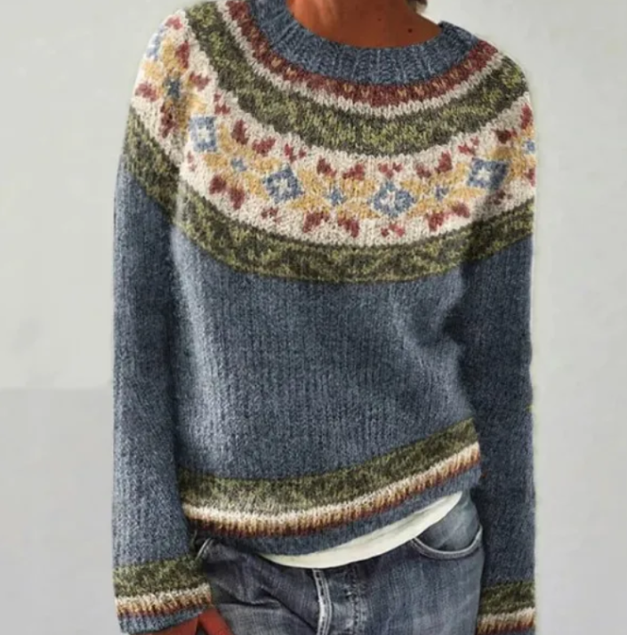 AtelierdeRocheParis™ | PULL RÉTRO TRICOTÉ DOUILLET