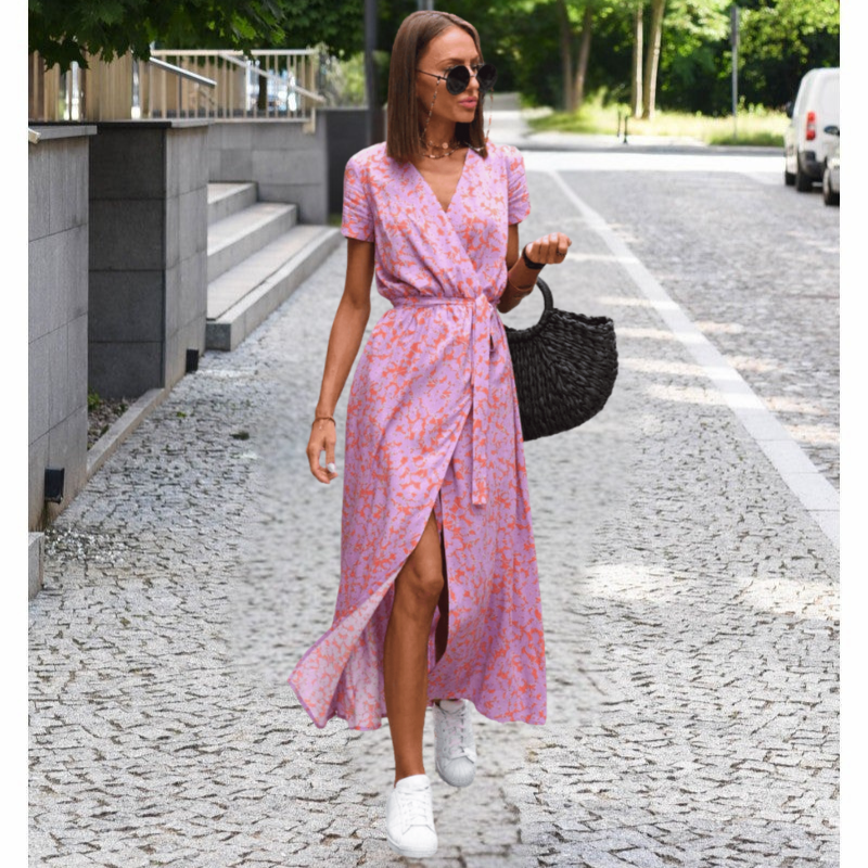 Theresita - Robe Portefeuille Élégante