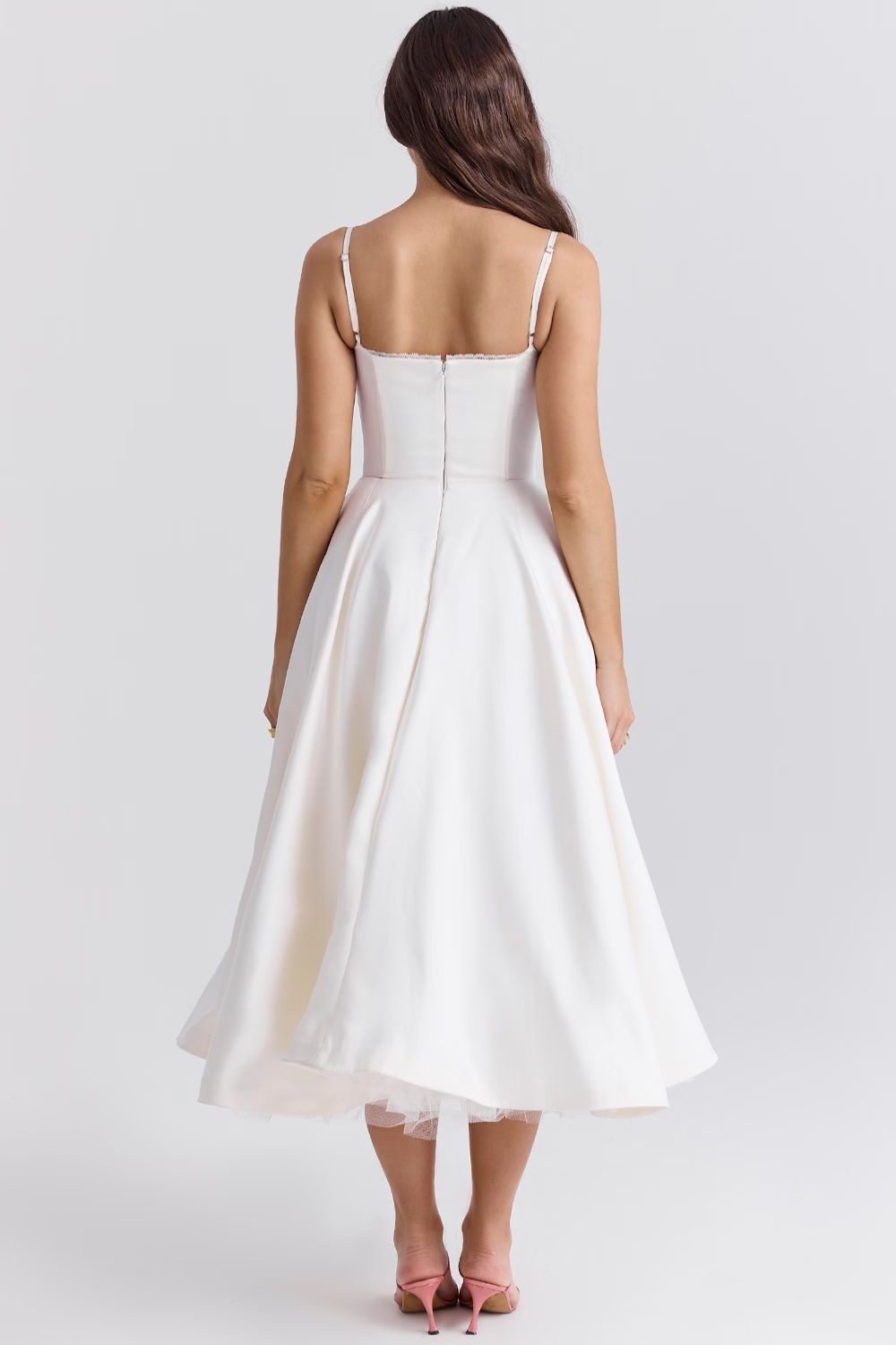 Minerva - Robe Princesse de Luxe à Bretelles Spaghetti
