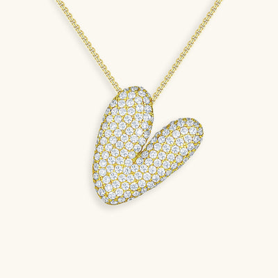 Collier Initiale Diamant – Bubble