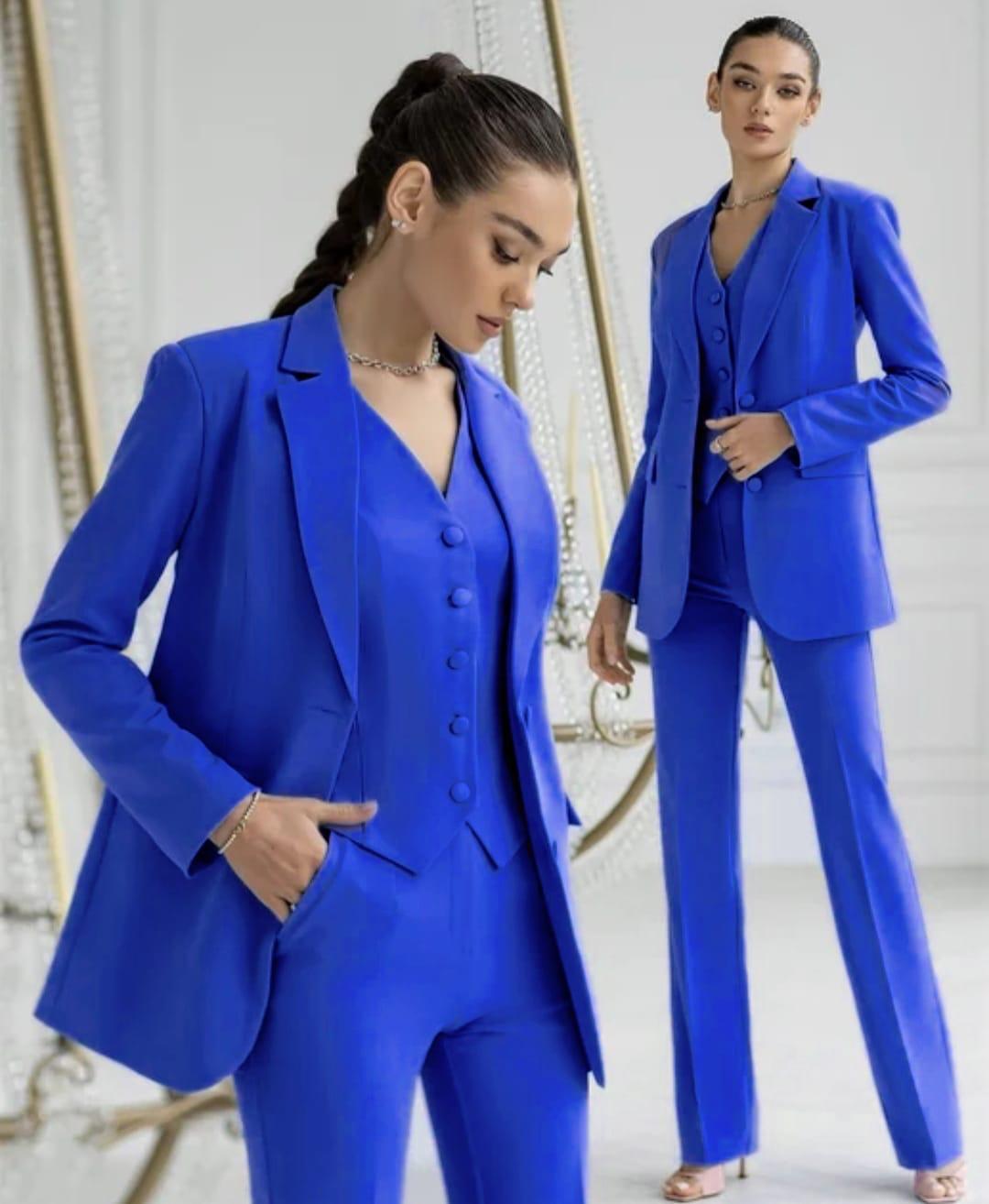 Tailleur "Sophie" (blazer+pantalon+gilet)