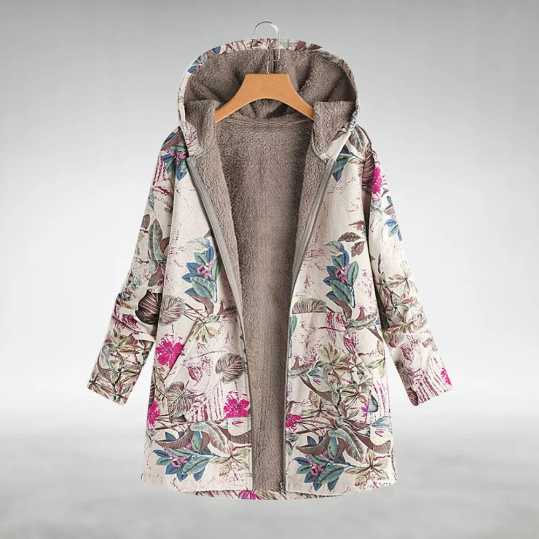 Florleece™ - Veste Fleece Fleurie Élégante