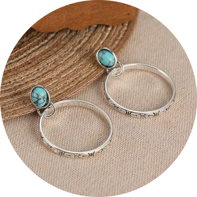 Onyx – Boucles Vintage Bohèmes