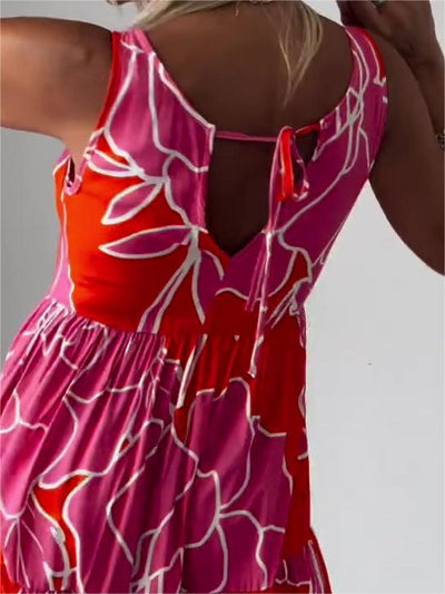 Jade - Robe élégante à motif floral pour les occasions spéciales