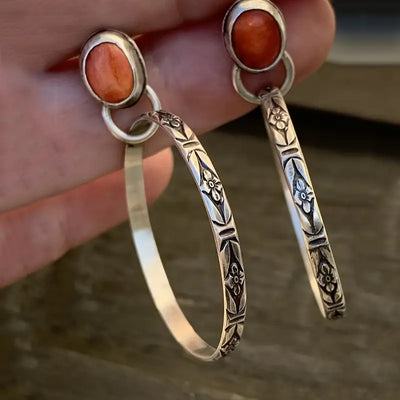 Onyx – Boucles Vintage Bohèmes
