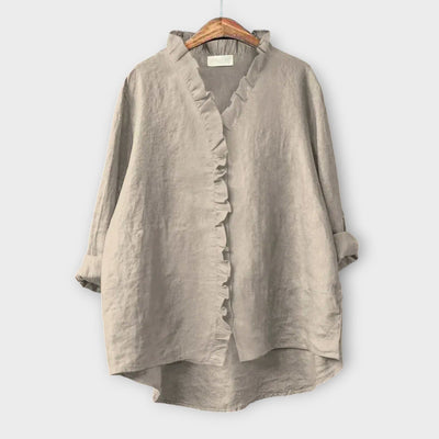 Sanela | Chemise chic en lin et coton