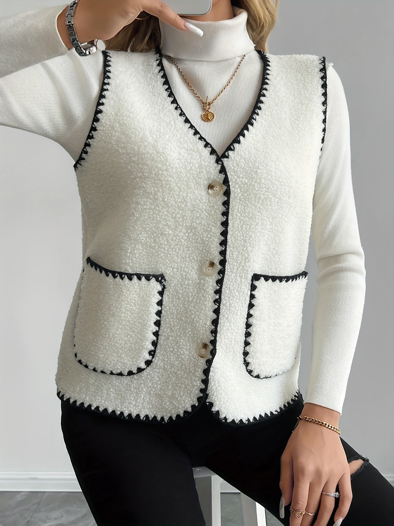 Atelier de Roche Paris - Gilet doux et léger