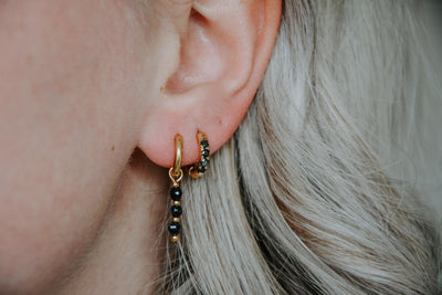 Mon Chéri – Boucles d’oreilles – Pierre naturelle – Acier inoxydable