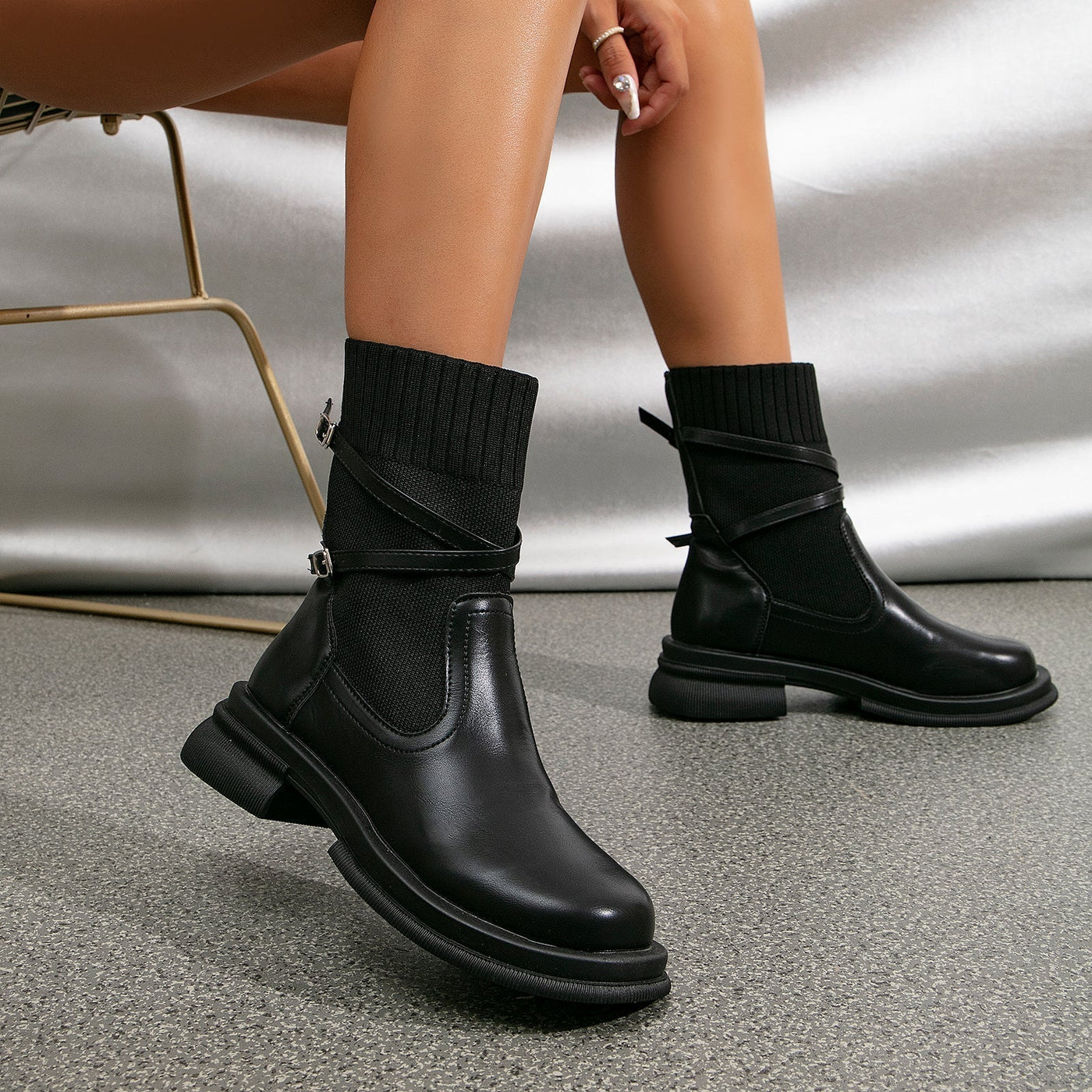 Serena - Bottines à lanières élégantes pour femmes