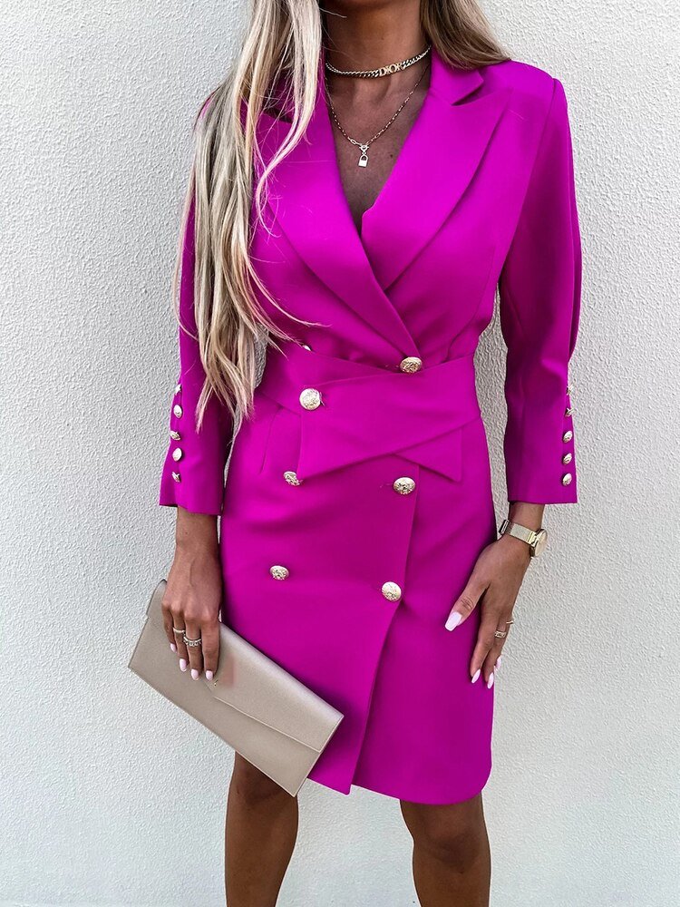 Amy - Robe Blazer Femme Élégante et Structurée