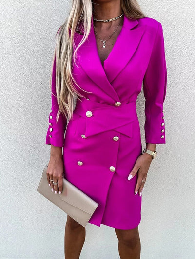 Amy - Robe Blazer Femme Élégante et Structurée