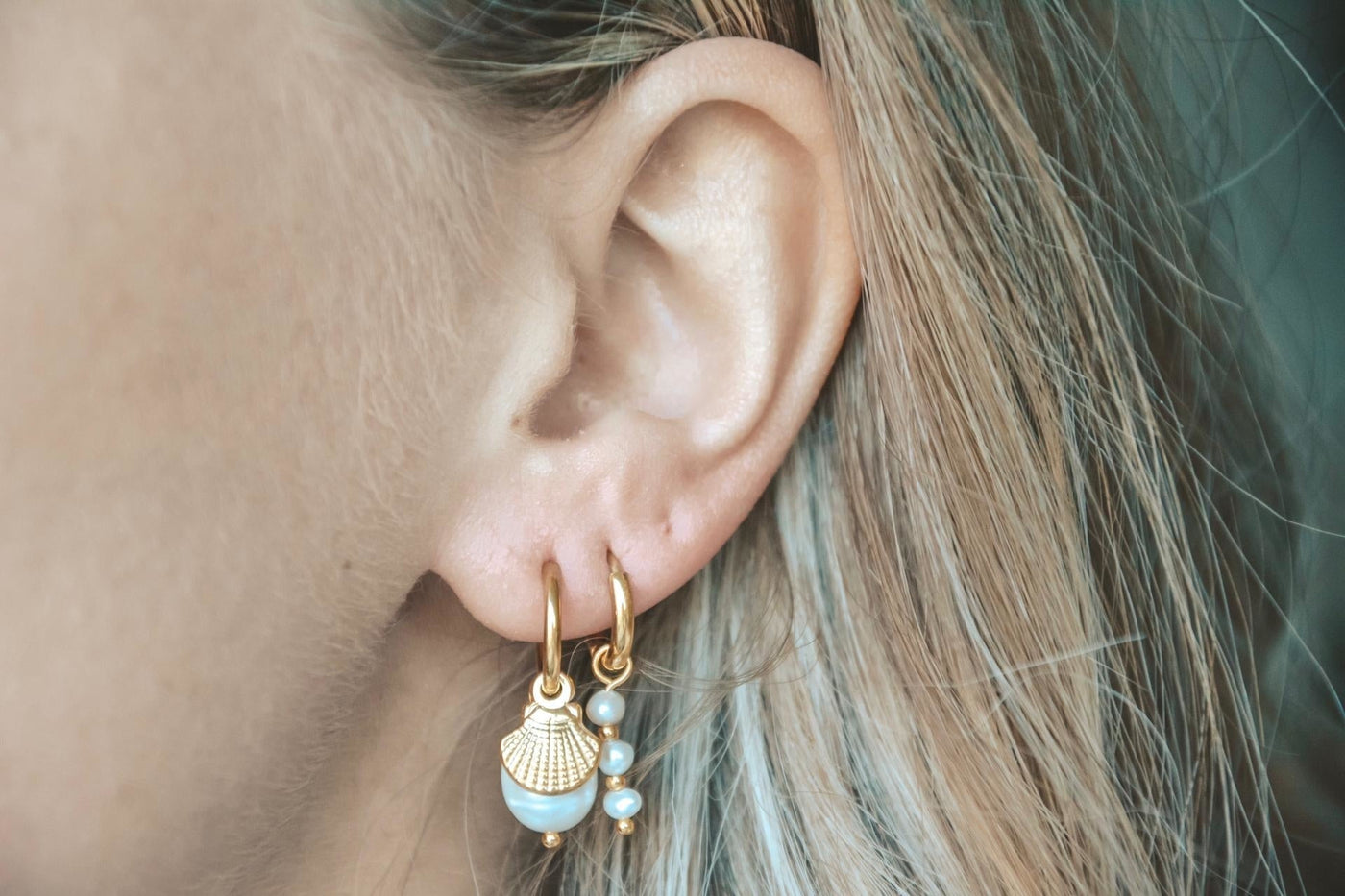 Mon Chéri – Boucles d’oreilles – Pierre naturelle – Acier inoxydable