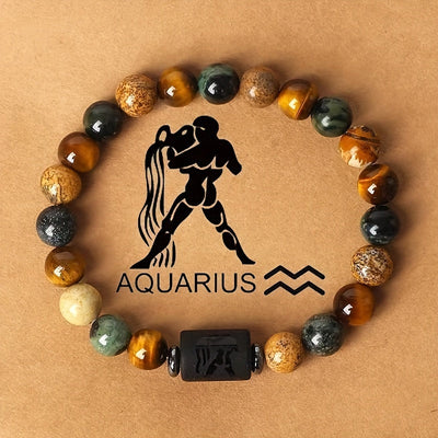 Bracelet Zodiaque en Pierres Naturelles