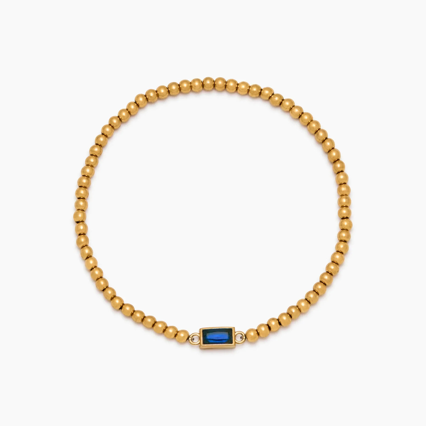 Edmonton Essence™ | Gold Birthstone Bracelet