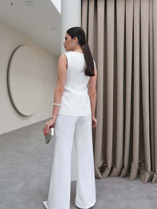 AtelierdeRocheParis™ | Amélie | Ensemble Blazer et Pantalon Chic