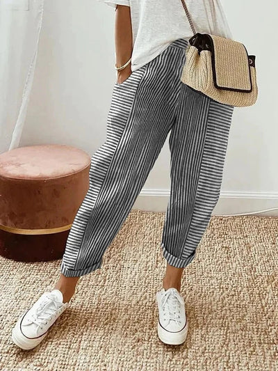 Ann Pantalon Rayé