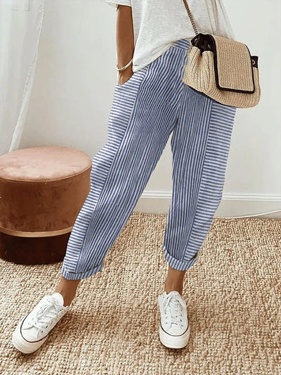 Ann Pantalon Rayé