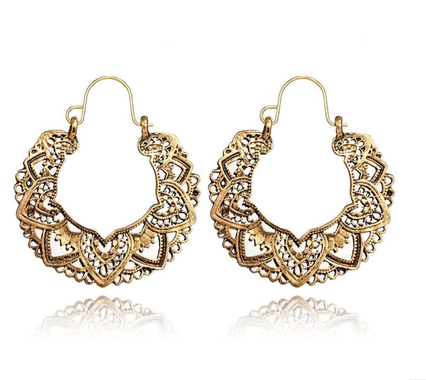 Boucles d'oreilles Boho Lotus