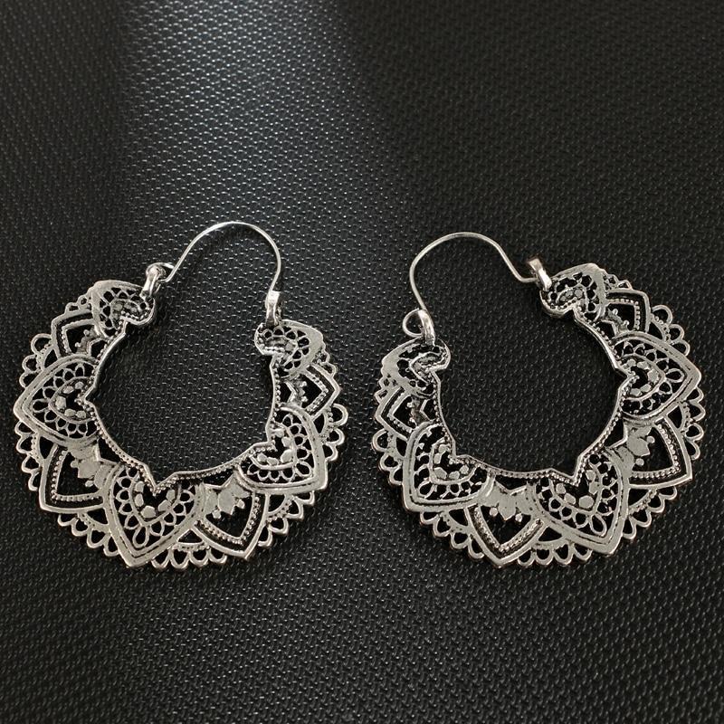 Boucles d'oreilles Boho Lotus