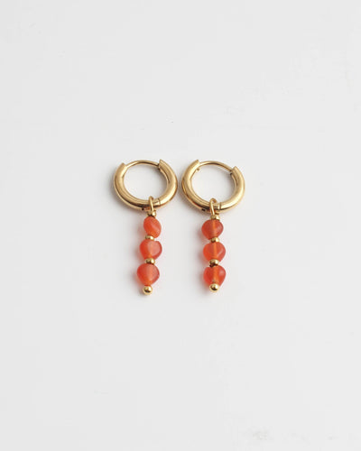 Mon Chéri – Boucles d’oreilles – Pierre naturelle – Acier inoxydable