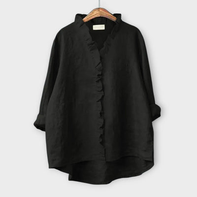 Sanela | Chemise chic en lin et coton