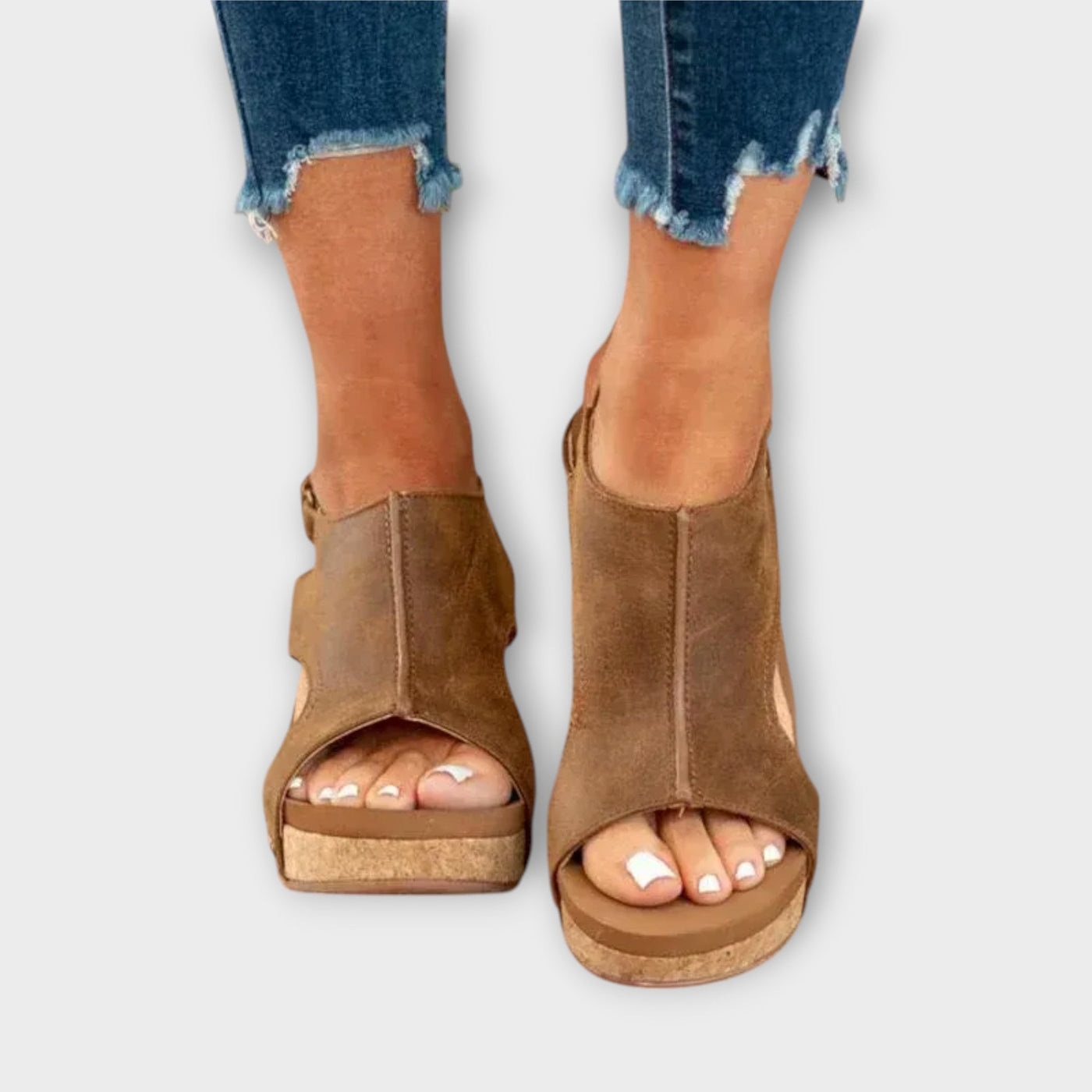 Valery - Sandales orthopédiques en cuir