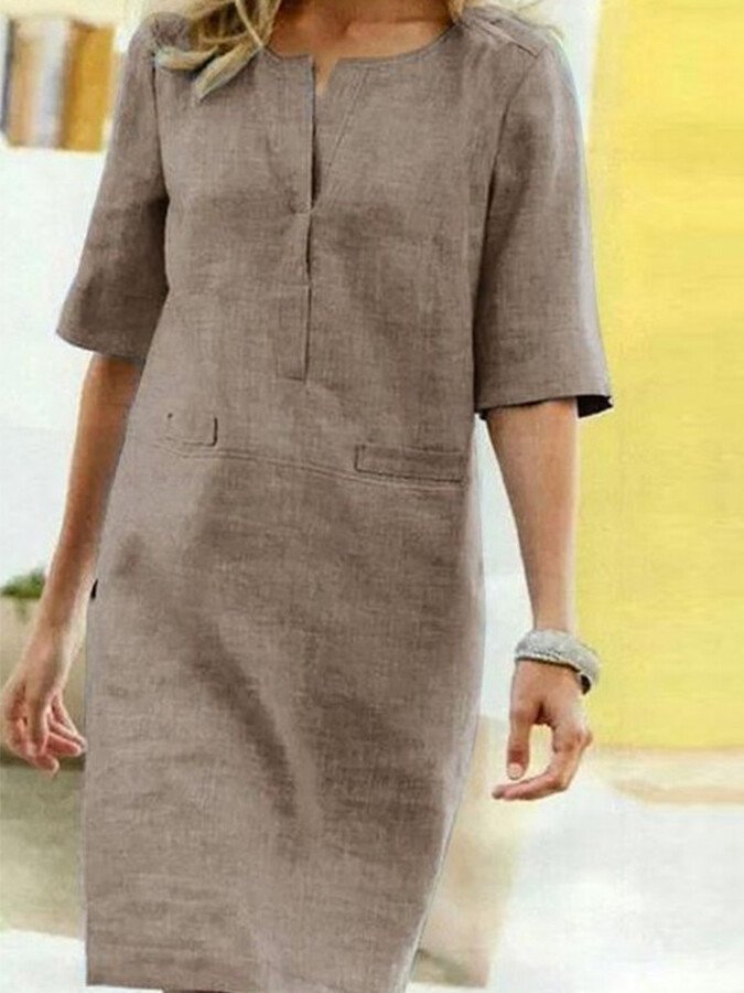 Robe chemise chic pour femme | Mini