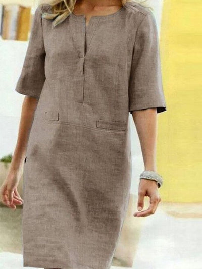 Robe chemise chic pour femme | Mini