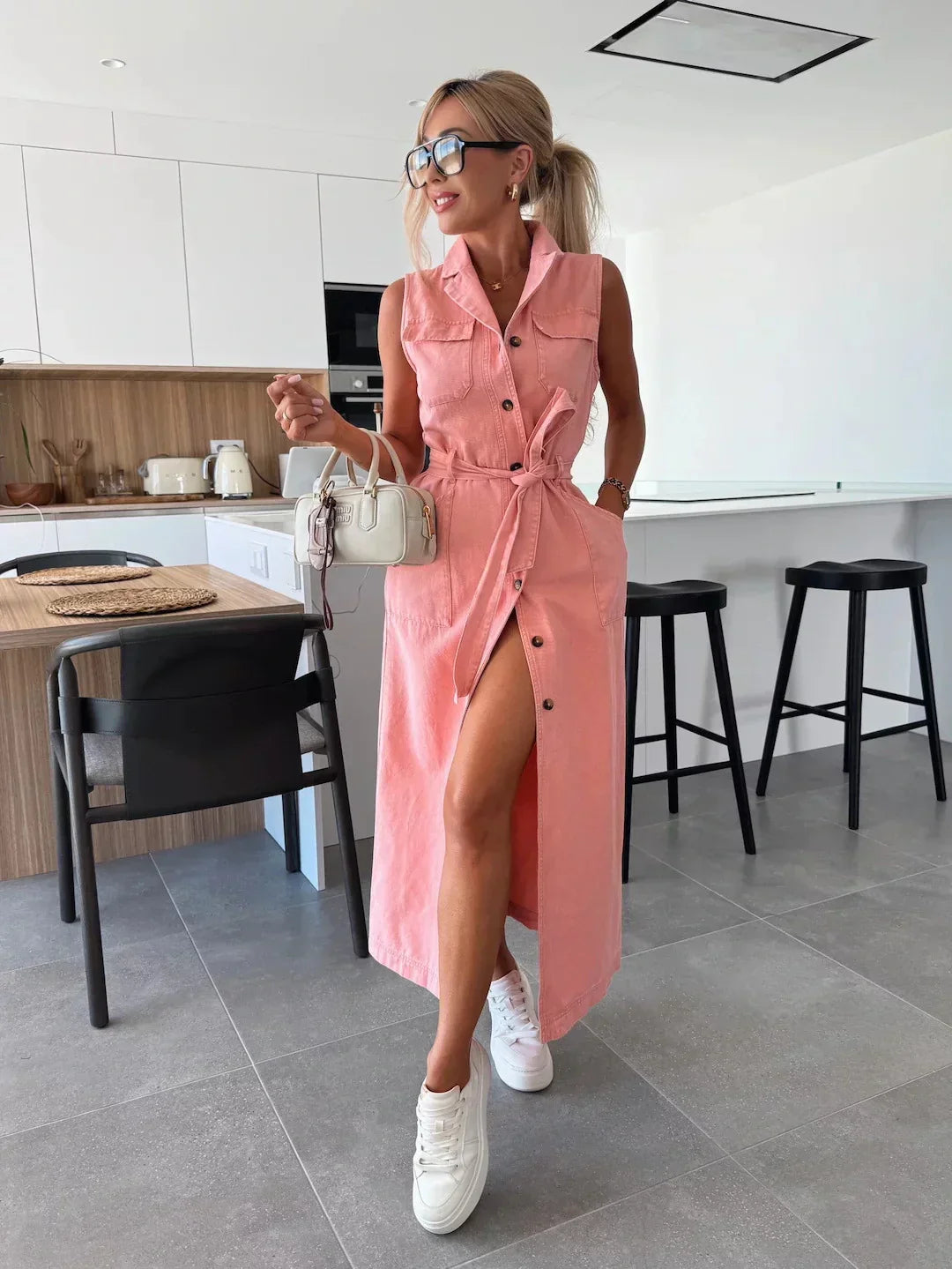 Ivy | Robe longue en jean