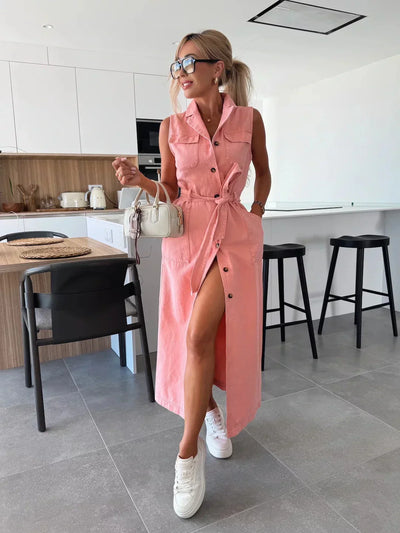 Ivy | Robe longue en jean