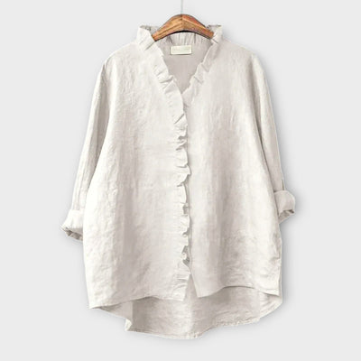 Sanela | Chemise chic en lin et coton