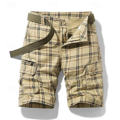 Jayceon | Short extérieur à carreaux durable et élégant pour homme