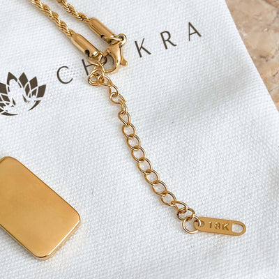 Collier Classique Tarot plaqué or 18K – Médaillons spirituels