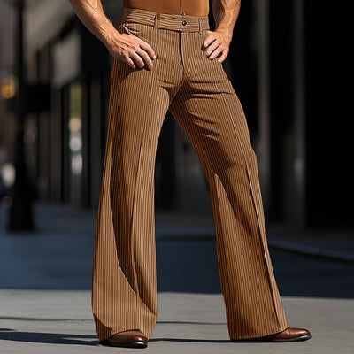 Ramon | Pantalon Évasé en Velours Côtelé Élégant pour Homme