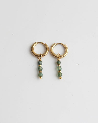 Mon Chéri – Boucles d’oreilles – Pierre naturelle – Acier inoxydable