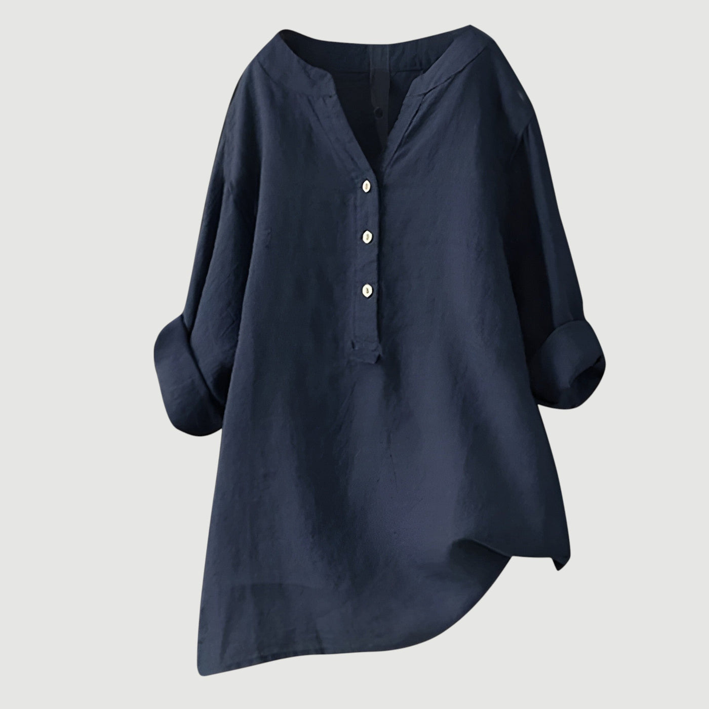 Freja – Chemise en lin légère et confortable avec boutons
