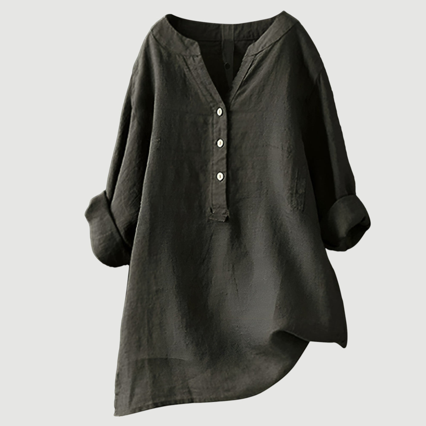 Freja – Chemise en lin légère et confortable avec boutons