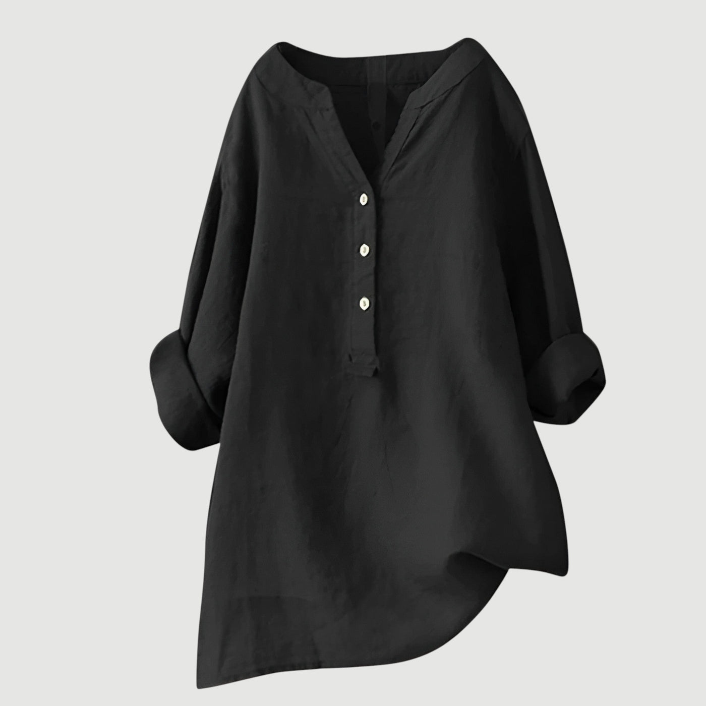 Freja – Chemise en lin légère et confortable avec boutons