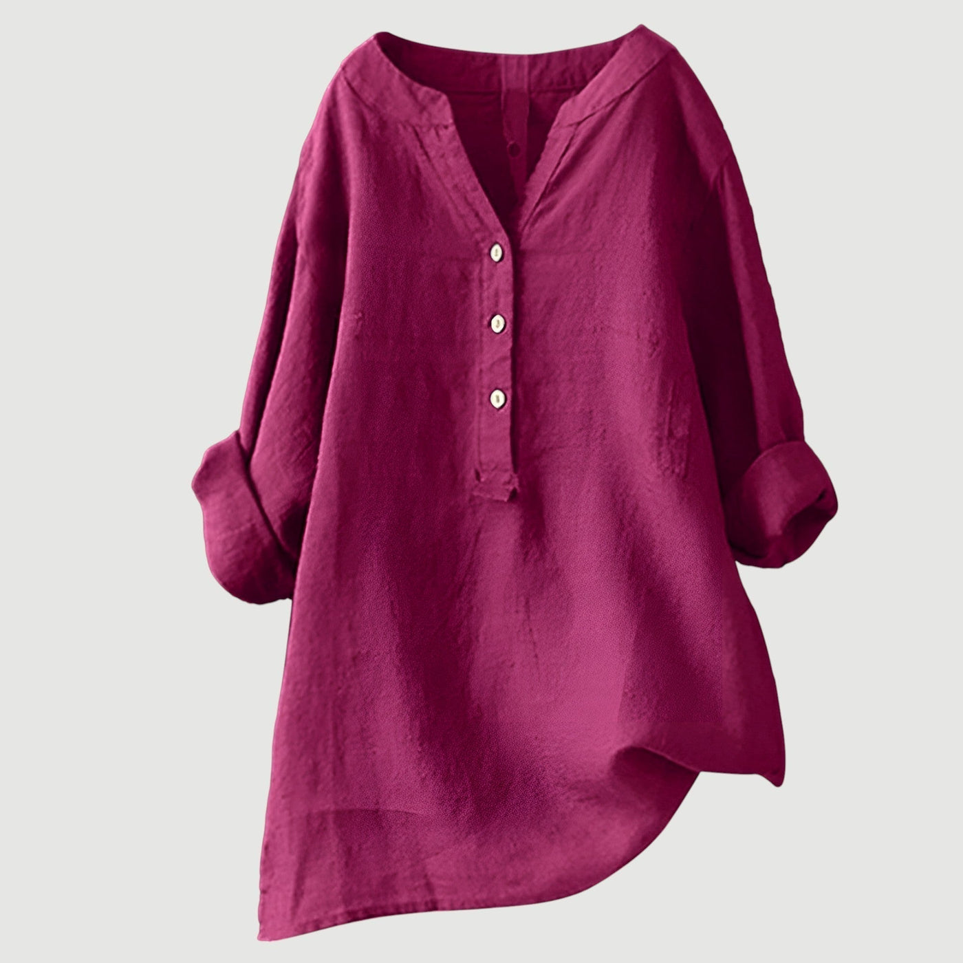 Freja – Chemise en lin légère et confortable avec boutons