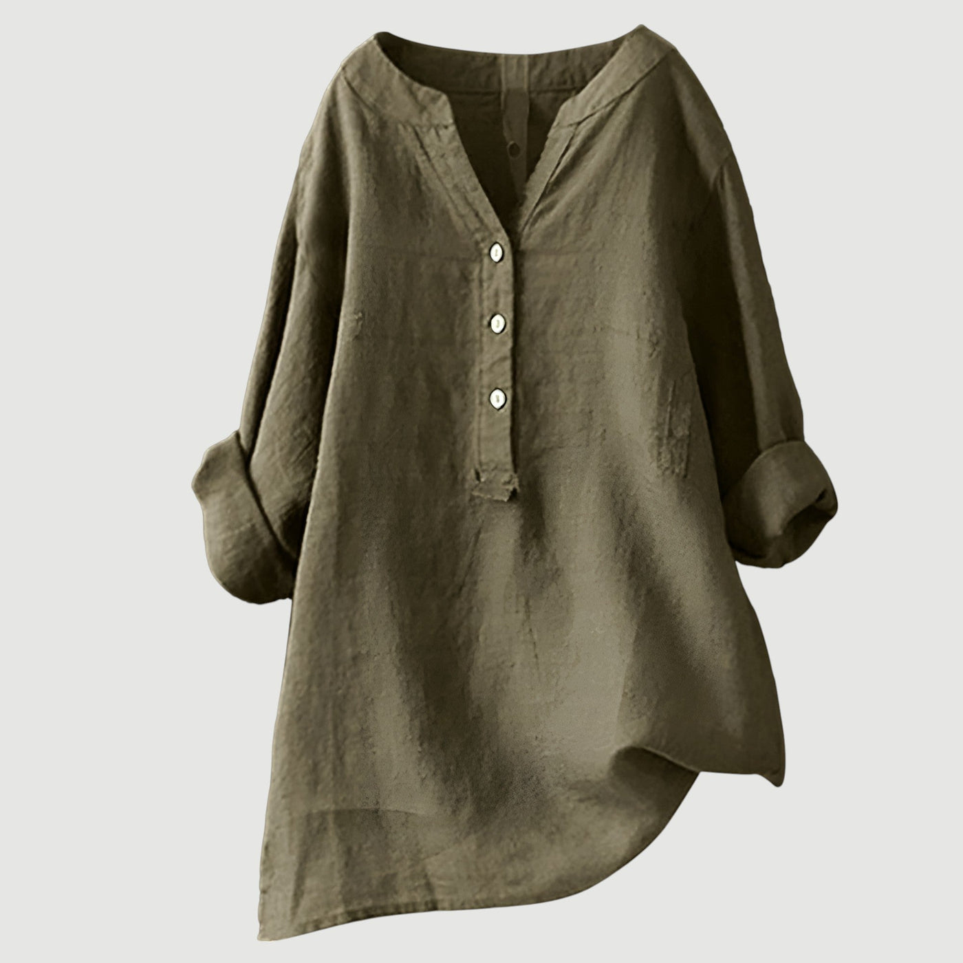 Freja – Chemise en lin légère et confortable avec boutons