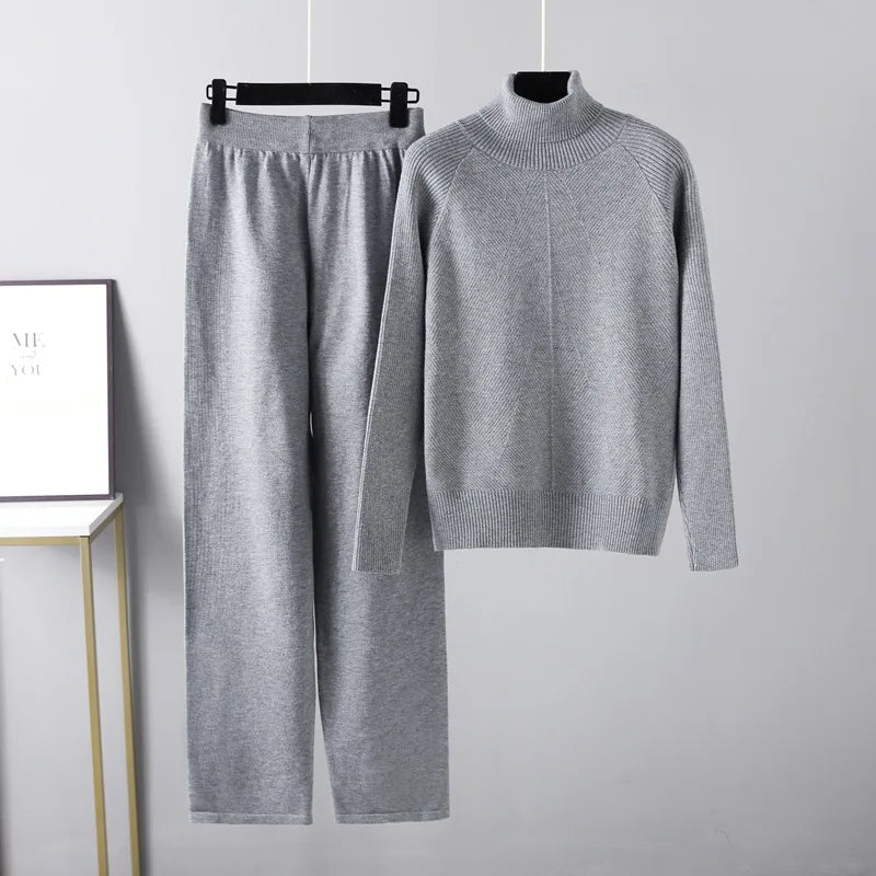 AtelierDeRoche™ | Ensemble deux pièces Lounge en tricot torsadé