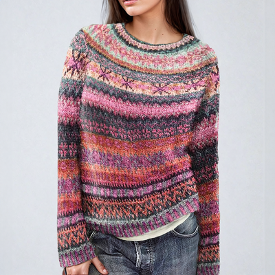 Anna | Pull Fair Isle Classique