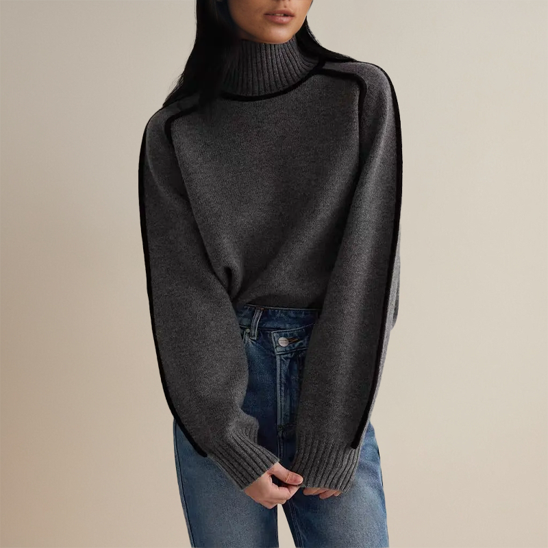 Varla | Pull à col roulé en cachemire