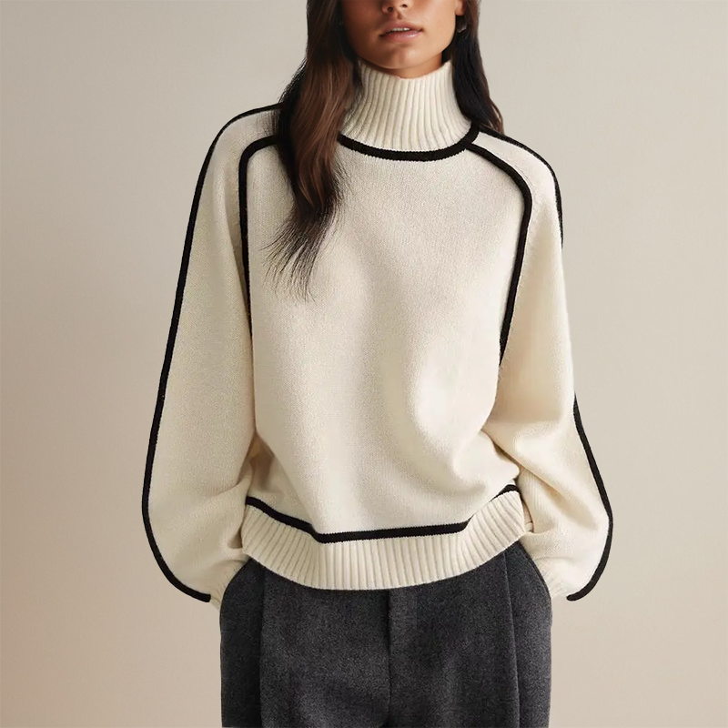 Varla | Pull à col roulé en cachemire