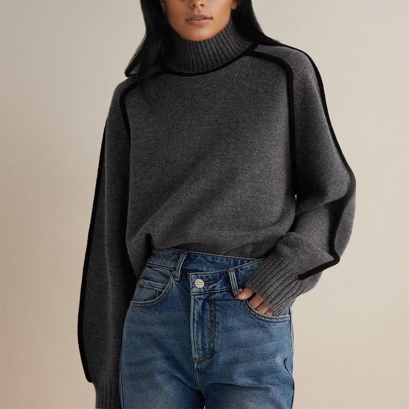 Varla | Pull à col roulé en cachemire