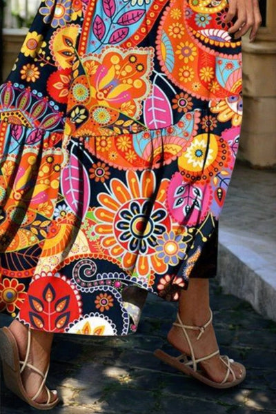 Chloé - Robe sans manches à encolure en V dégradée