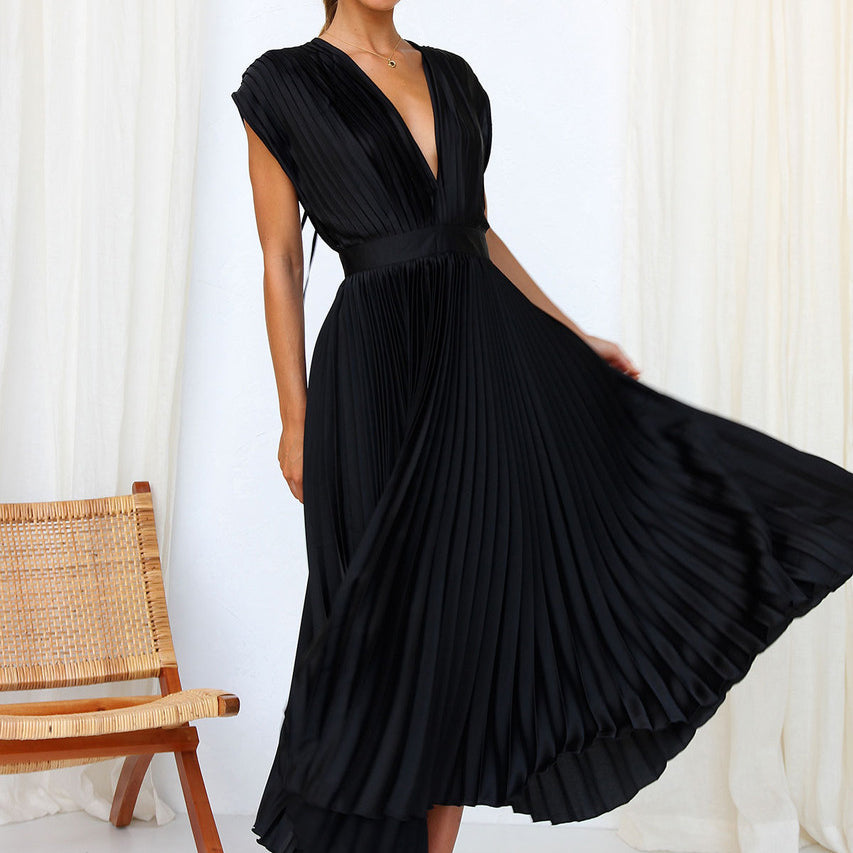 Venus | Robe Élégante Sans Manches à Col en V pour Femme